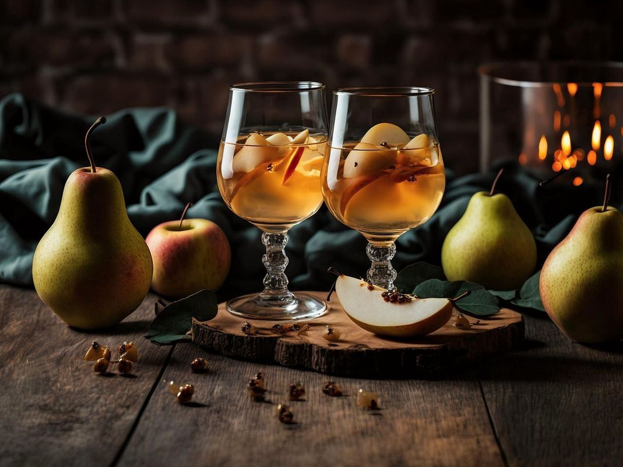 Bebidas saludables en vaso